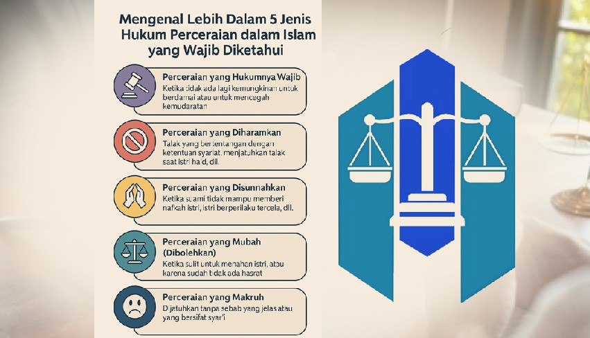 Mengenal Lebih Dalam 5 Jenis Hukum Perceraian dalam Islam yang Wajib Diketahui